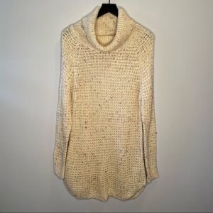 ODDY Long Knit Cowl Neck Sweater Small